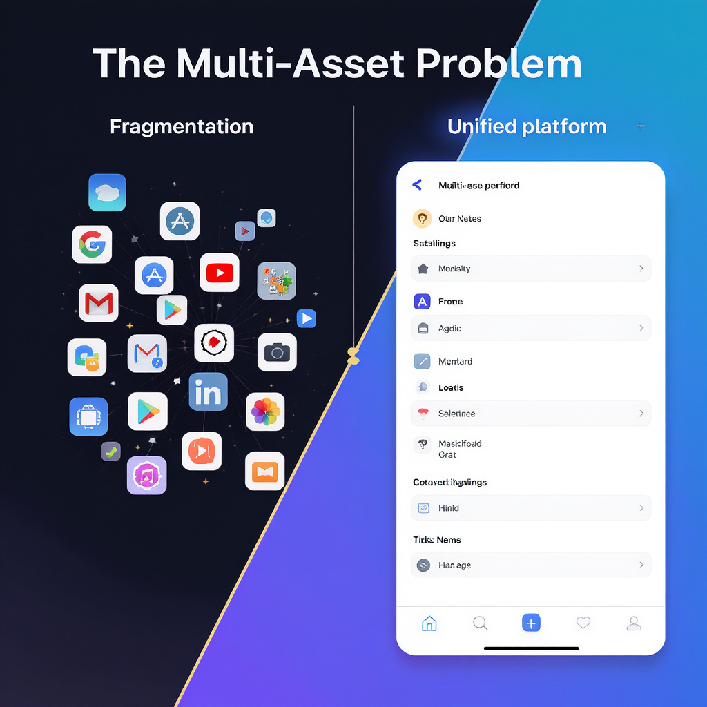 The Multi-Asset Problem: Why You Shouldn't Need 4 Different Platforms